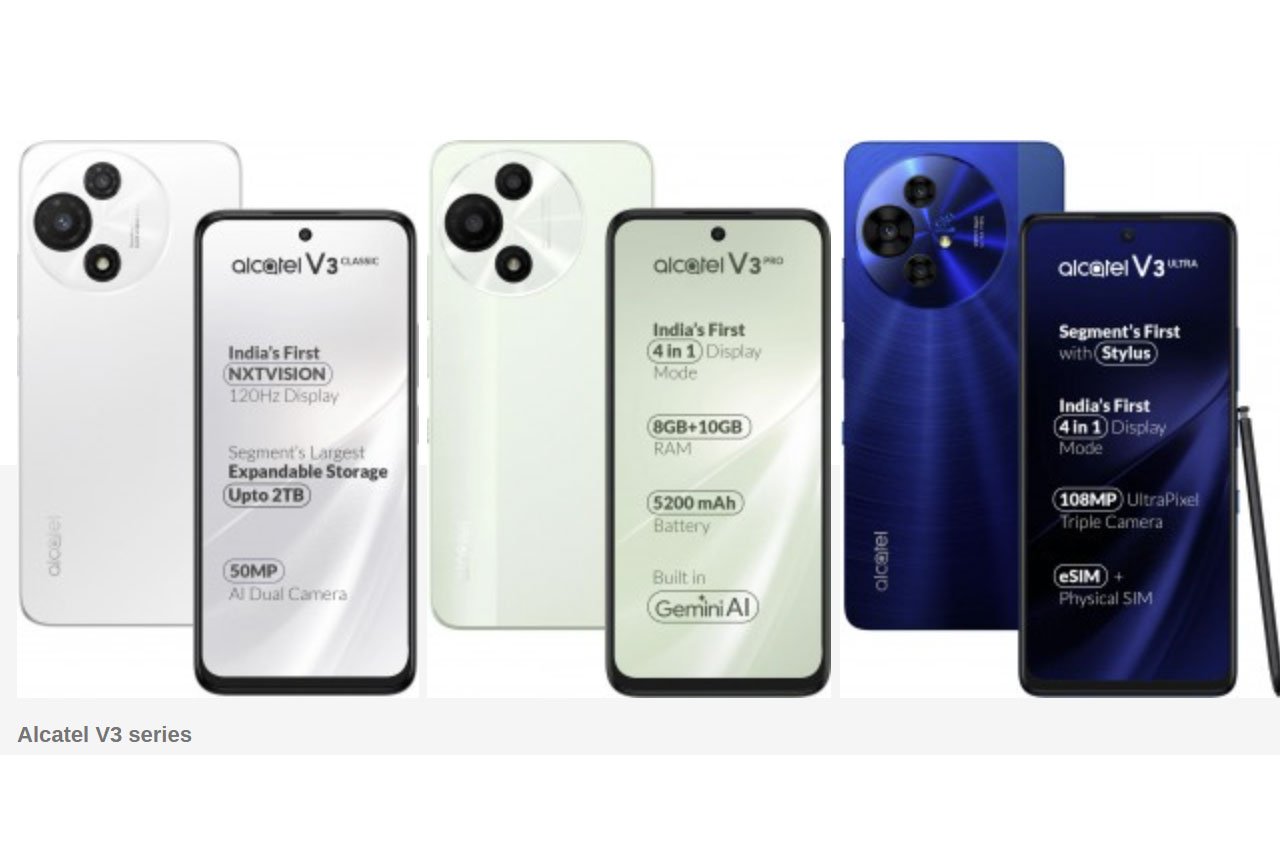 Alcatel V3 Series Launches in India