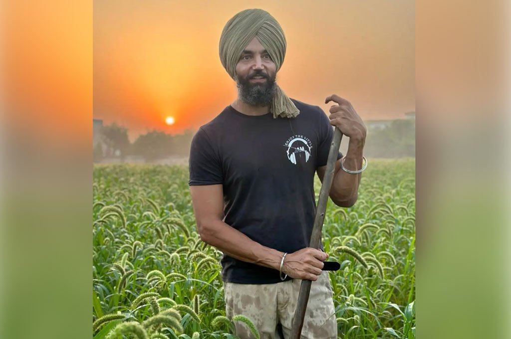 Dilpreet Singh farmer from Rajpura in Sangrur district Punjab