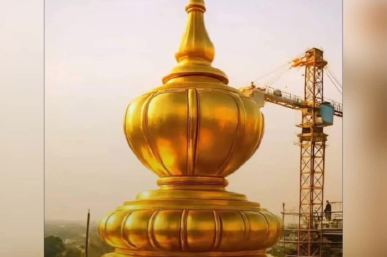Ayodhya’s Ram Mandir Glows in Gold as Second Pran Pratishtha Ceremony Begins