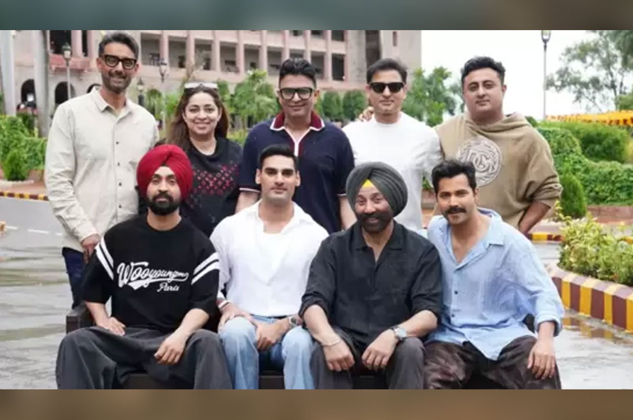 Border 2 Cast Reunites in Pune: Diljit Dosanjh, Ahan Shetty, Sunny Deol, and Varun Dhawan Come Together for Exciting Meet-Up