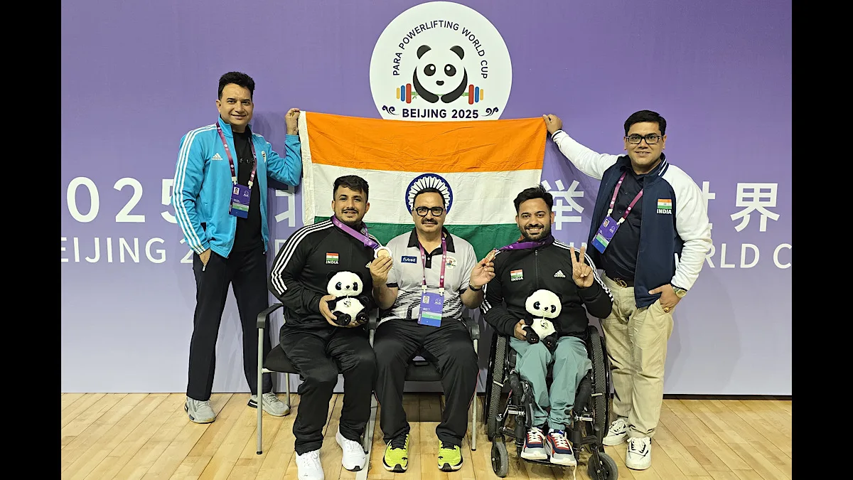 India Clinches Four Medals on Opening Day at Para Powerlifting World Cup