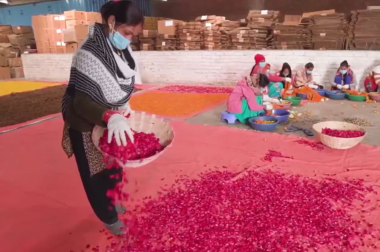 Turning Temple Waste into Sustainable Incense Sticks and Empowering Women