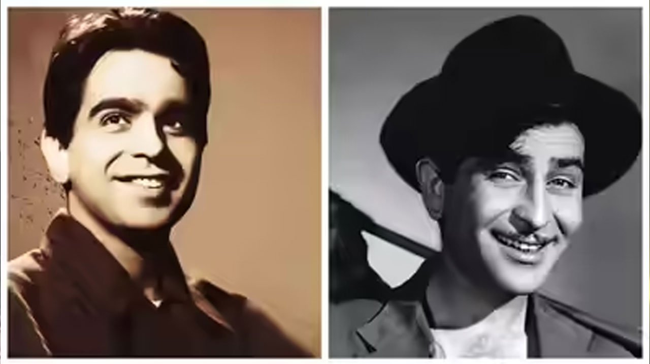 Dilip Kumar and Raj Kapoor