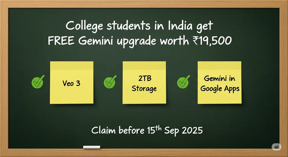 Students in India Just Got a Gemini Upgrade: Free Gemini 2.5 Pro for a Year