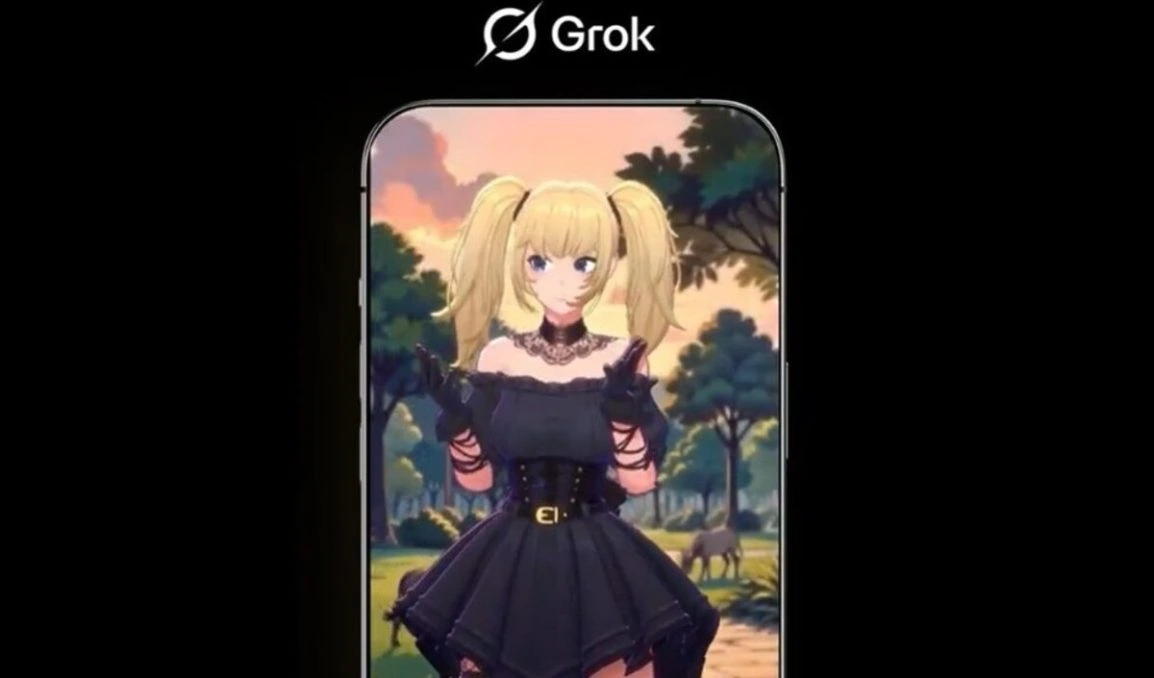 Elon Musk's Grok Introduces AI Companions: Goth Anime Girl Sparks Debate