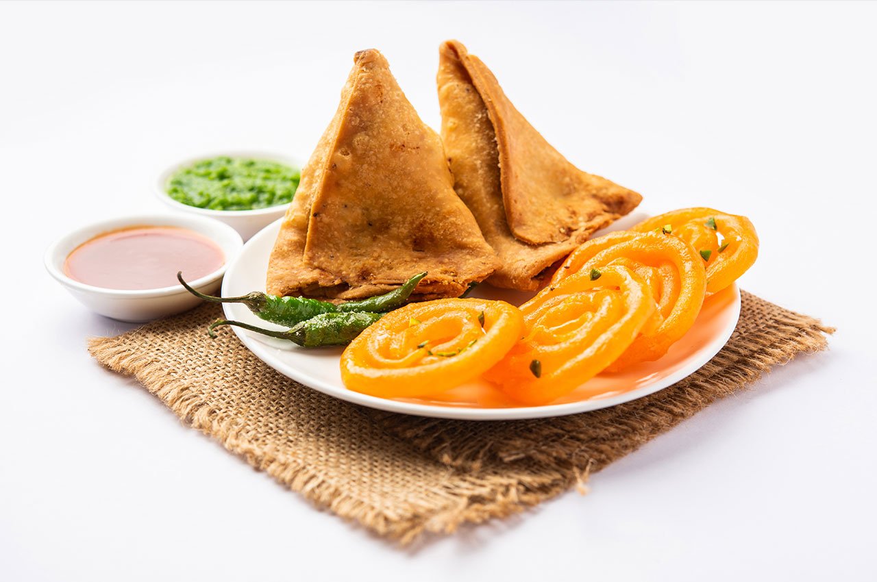 Samosa and Jalebi