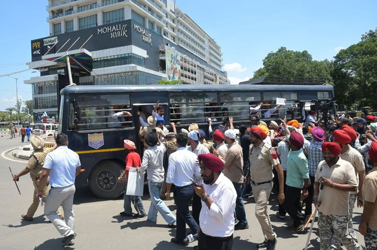 Sukhbir Badal Taken into Custody