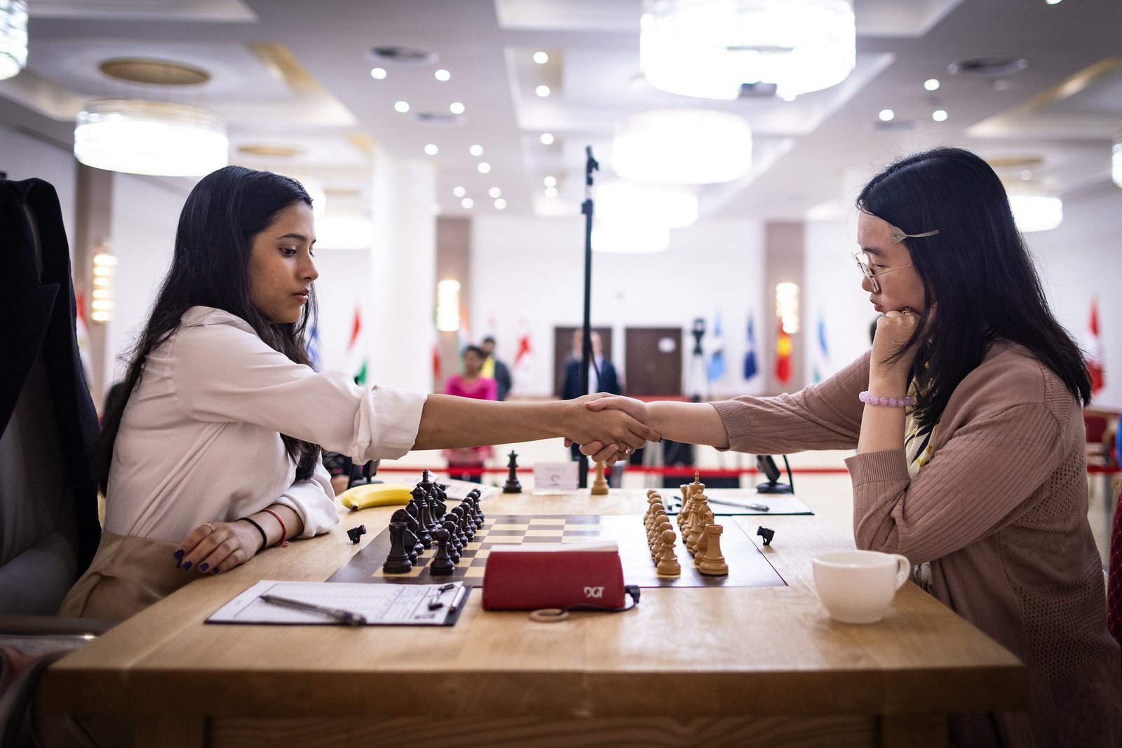 Divya Deshmukh and Koneru Humpy Secure Solid Draws in Semifinal Game 1