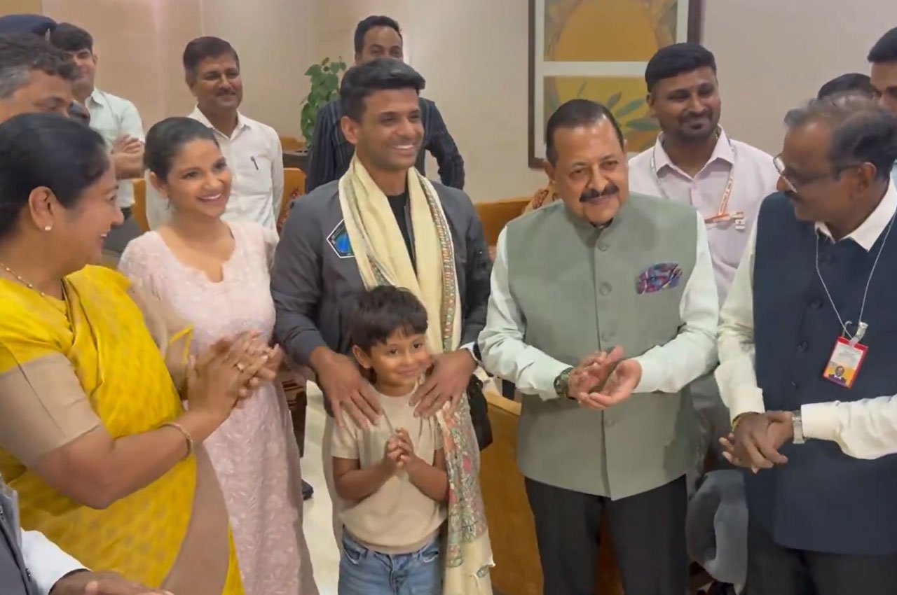 Shubhanshu Shukla Returns to India to a Warm Welcome